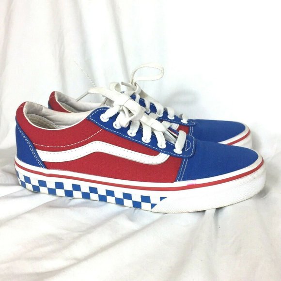 Vans Other - Vans Ward Old Skool Shoes Youth Size 3.5 Red White
